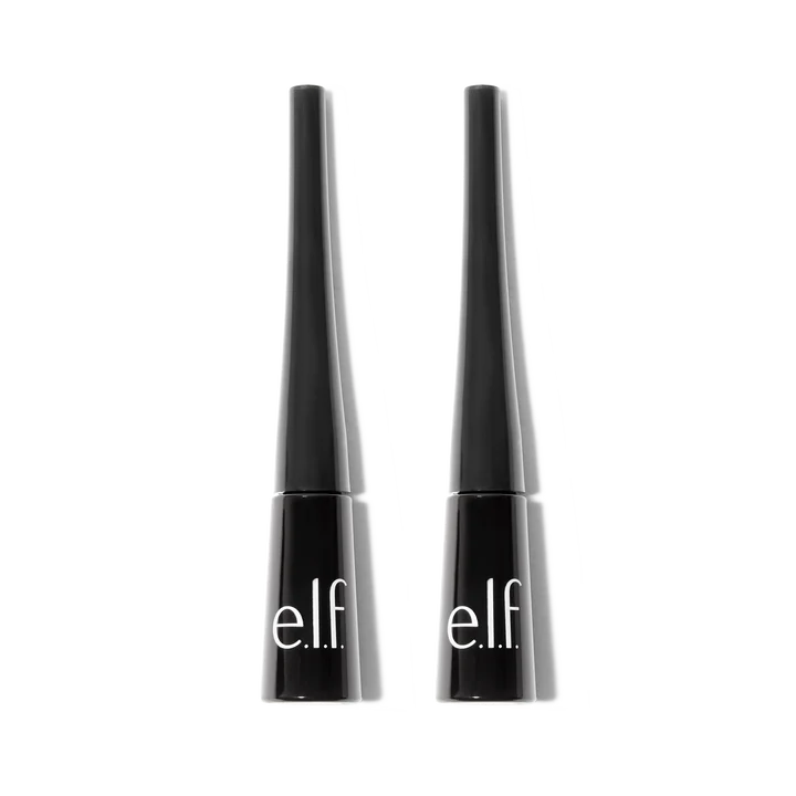 e.l.f. Cosmetics Expert Liquid Eyeliner Set of 2 - Jet Black (2 x 4.2ml)