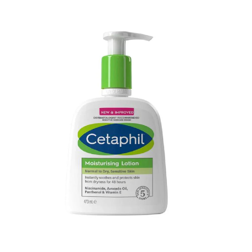 Cetaphil Moisturizing Lotion 473ml – Daily Hydrating Lotion for Dry to Normal & Sensitive Skin
