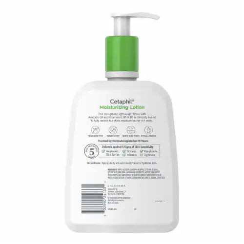 Cetaphil Moisturizing Lotion 473ml – Daily Hydrating Lotion for Dry to Normal & Sensitive Skin