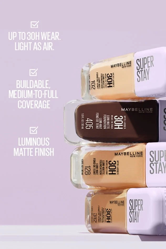 Maybelline Super Stay Lumi-Matte Foundation 30ml