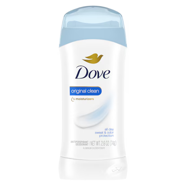 Dove Original Clean Antiperspirant Deodorant Stick (2.6 oz / 74g)