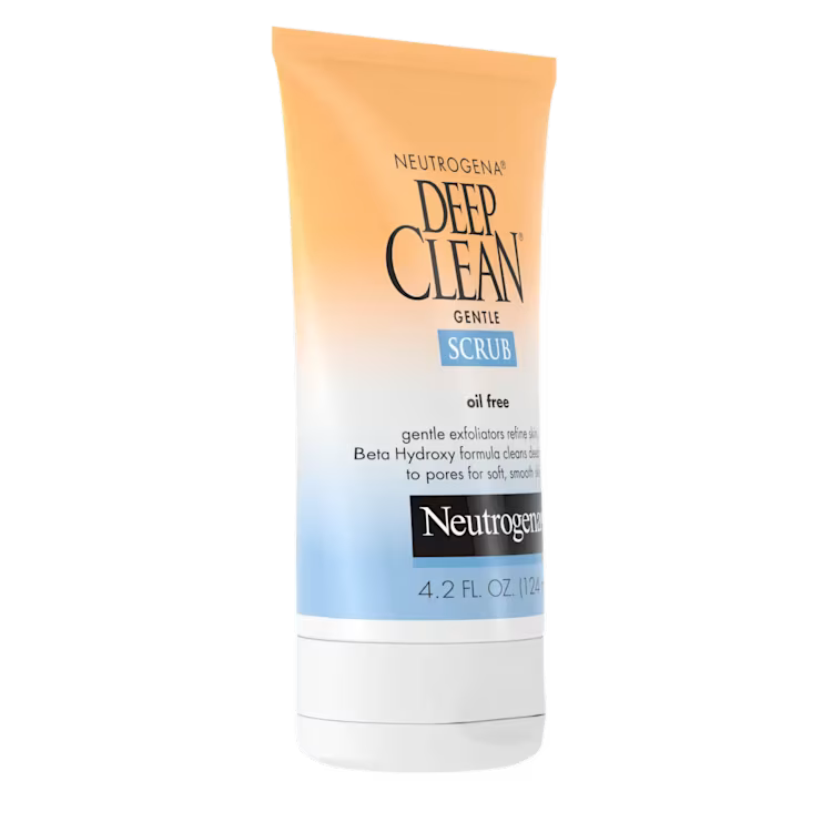 Neutrogena Deep Clean Gentle Scrub 124ml – Oil-Free Exfoliating Face Scrub for Smooth & Clear Skin