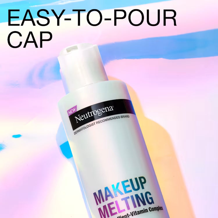 Neutrogena Makeup Melting Micellar Cleansing Milk Fragrance Free 198ml – Gentle Face Makeup Remover for Sensitive Skin