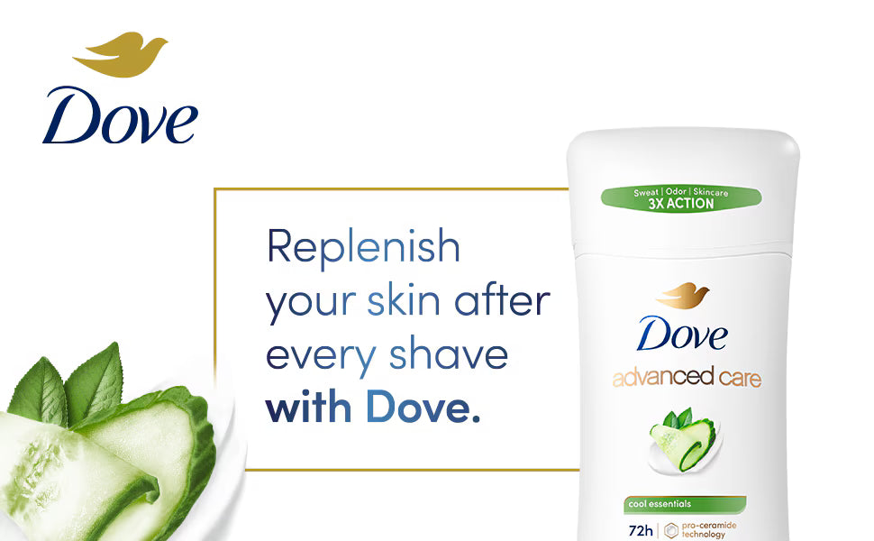 Dove Advanced Care Antiperspirant Deodorant Stick - Cool Essentials Cucumber & Green Tea (2.6 oz / 74g)
