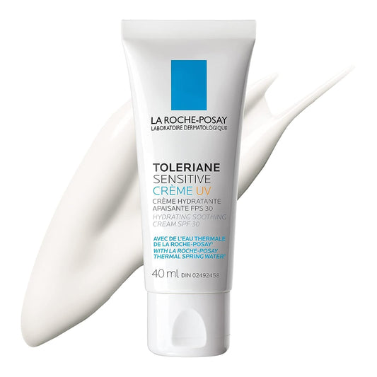 La Roche-Posay Toleriane Sensitive Crème UV SPF 30 40ml – Hydrating & Soothing Face Cream for Sensitive Skin