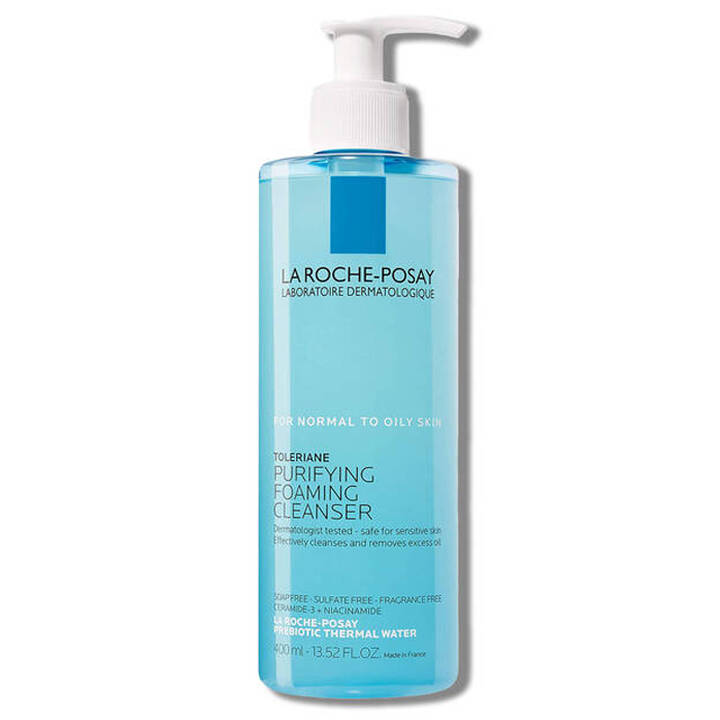 La Roche-Posay Toleriane Purifying Foaming Cleanser 400ml – Face Wash for Normal to Oily Sensitive Skin