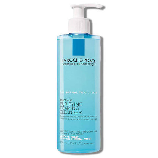 La Roche-Posay Toleriane Purifying Foaming Cleanser 400ml – Face Wash for Normal to Oily Sensitive Skin