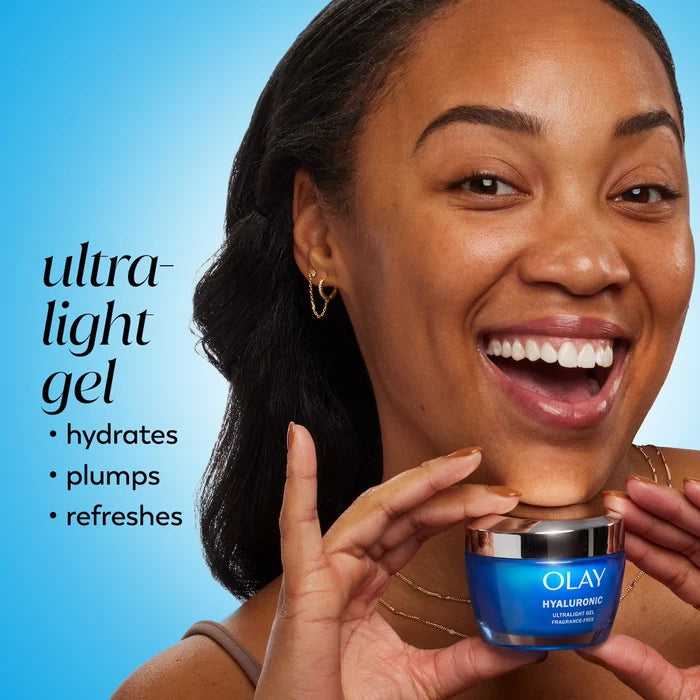 OLAY Hyaluronique Mini Gel 15ml – Fragrance-Free Hydrating Face Moisturizer