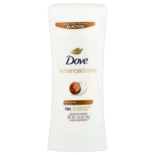Dove Advanced Care Antiperspirant Deodorant Stick - Shea Butter (2.6 oz / 74g)