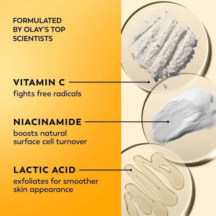 OLAY Vitamin C Mini Moisturizer 15ml – Lightweight Brightening Face Cream