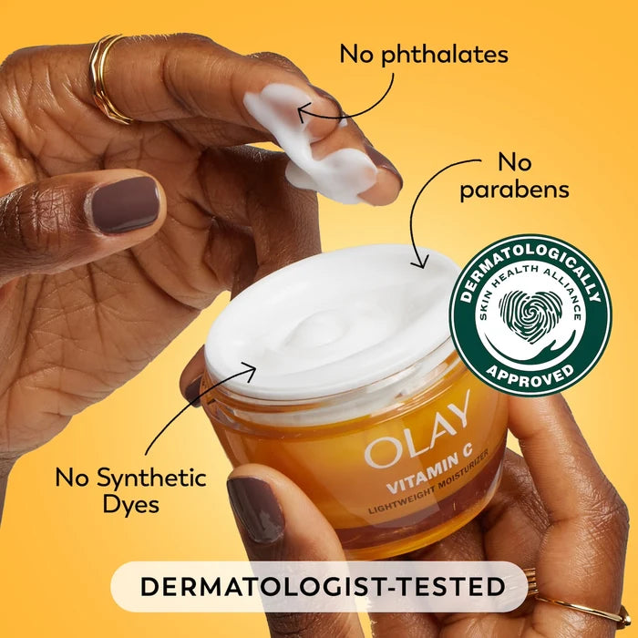 OLAY Vitamin C Mini Moisturizer 15ml – Lightweight Brightening Face Cream