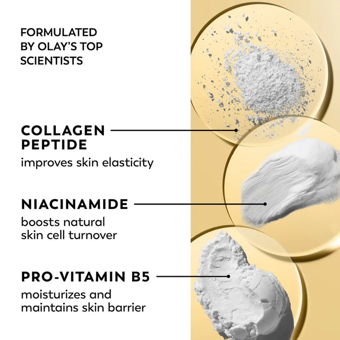 OLAY Collagen Peptide Moisturizing Cream 48g – Fragrance-Free Firming Face Moisturizer