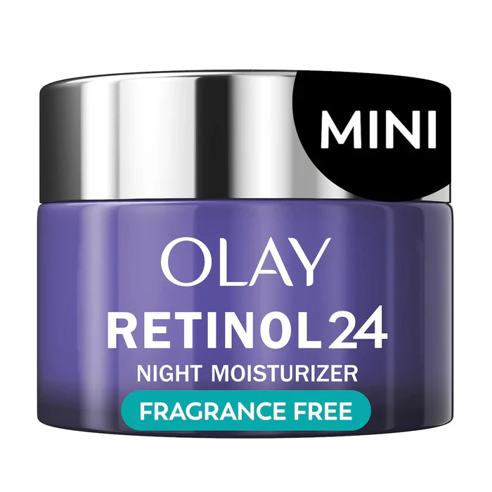 OLAY Retinol 24 Mini Night Moisturizer 15ml – Fragrance-Free Anti-Aging Face Cream