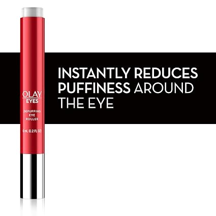 OLAY Eyes Depuffing Eye Roller 6ml – Cooling Eye Serum for Puffiness & Eye Bags