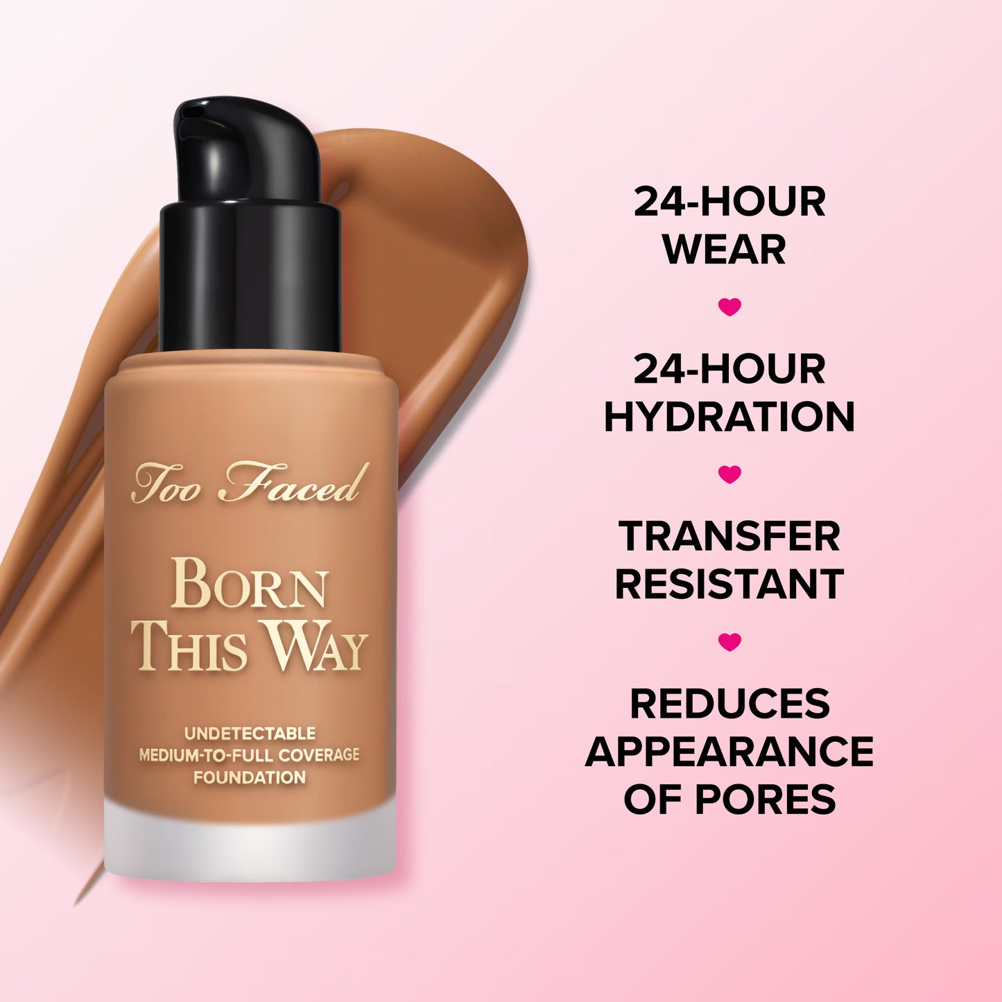 Too Faced Born This Way Oil-Free Medium to Full Coverage Foundation | Natural Finish