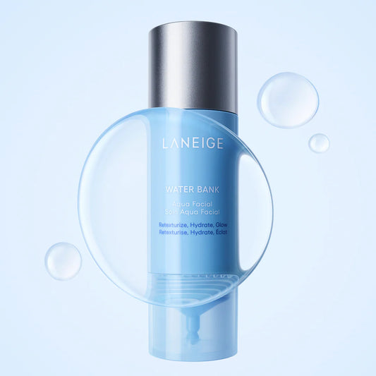 LANEIGE Water Bank Aqua Facial Serum (30ml / 1.01 fl. oz.) – Hydrating, Retexturizing & Glow Serum
