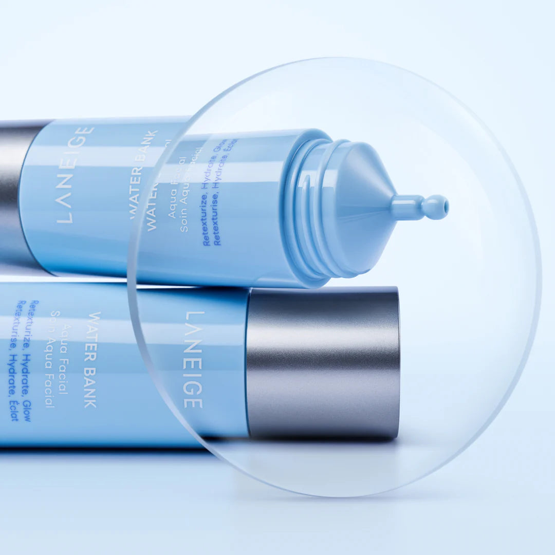 LANEIGE Water Bank Aqua Facial Serum (30ml / 1.01 fl. oz.) – Hydrating, Retexturizing & Glow Serum