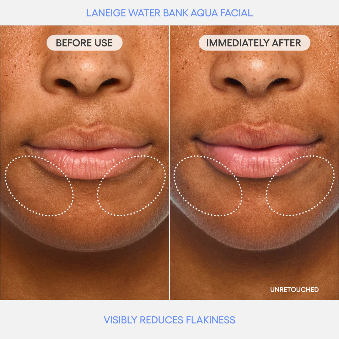 LANEIGE Water Bank Aqua Facial Serum (30ml / 1.01 fl. oz.) – Hydrating, Retexturizing & Glow Serum