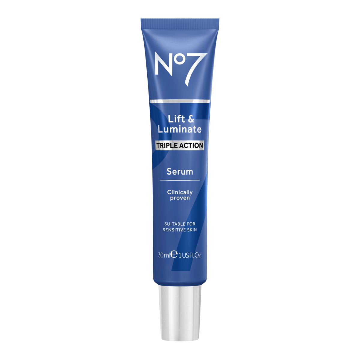 No7 Lift & Luminate Triple Action Face Serum - 2 Weeks Even Skin Tone Variant (1.69 oz / 50ml)