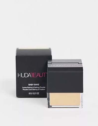 Huda Beauty Baby Bake Mini Loose Setting Powder | Travel Size Baking Powder