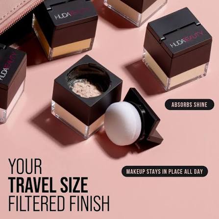 Huda Beauty Baby Bake Mini Loose Setting Powder | Travel Size Baking Powder