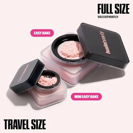 Huda Beauty Baby Bake Mini Loose Setting Powder | Travel Size Baking Powder