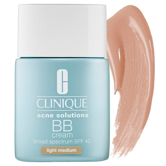 Clinique Acne Solutions BB Cream Broad Spectrum SPF 40 (30ml) – Matte BB Cream for Oily & Acne-Prone Skin