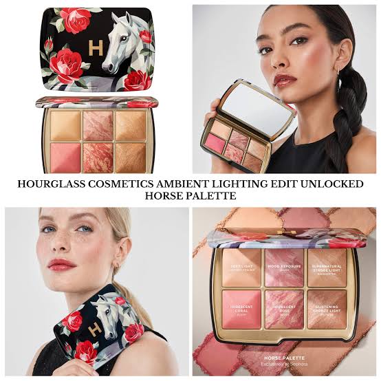 Hourglass Ambient Lighting Edit Unlocked Palette | Luxury Face Palette for Blush, Bronzer, Highlighter & Finishing Powder