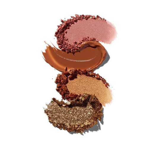 Morphe 2 Quad Goals Multi-Palette Eyeshadow Blush Highlighter and Lip Stack