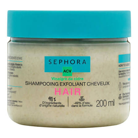 Sephora Collection Apple Cider Vinegar Cleansing Scalp Scrub Exfoliating Detox