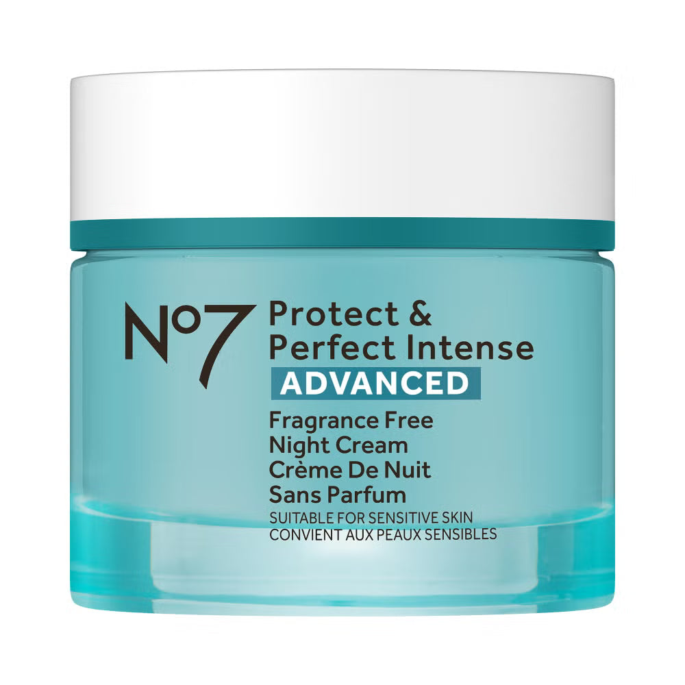 No7 Protect & Perfect Intense Advanced Fragrance Free Night Cream - 50ml (1.69 US Fl Oz)