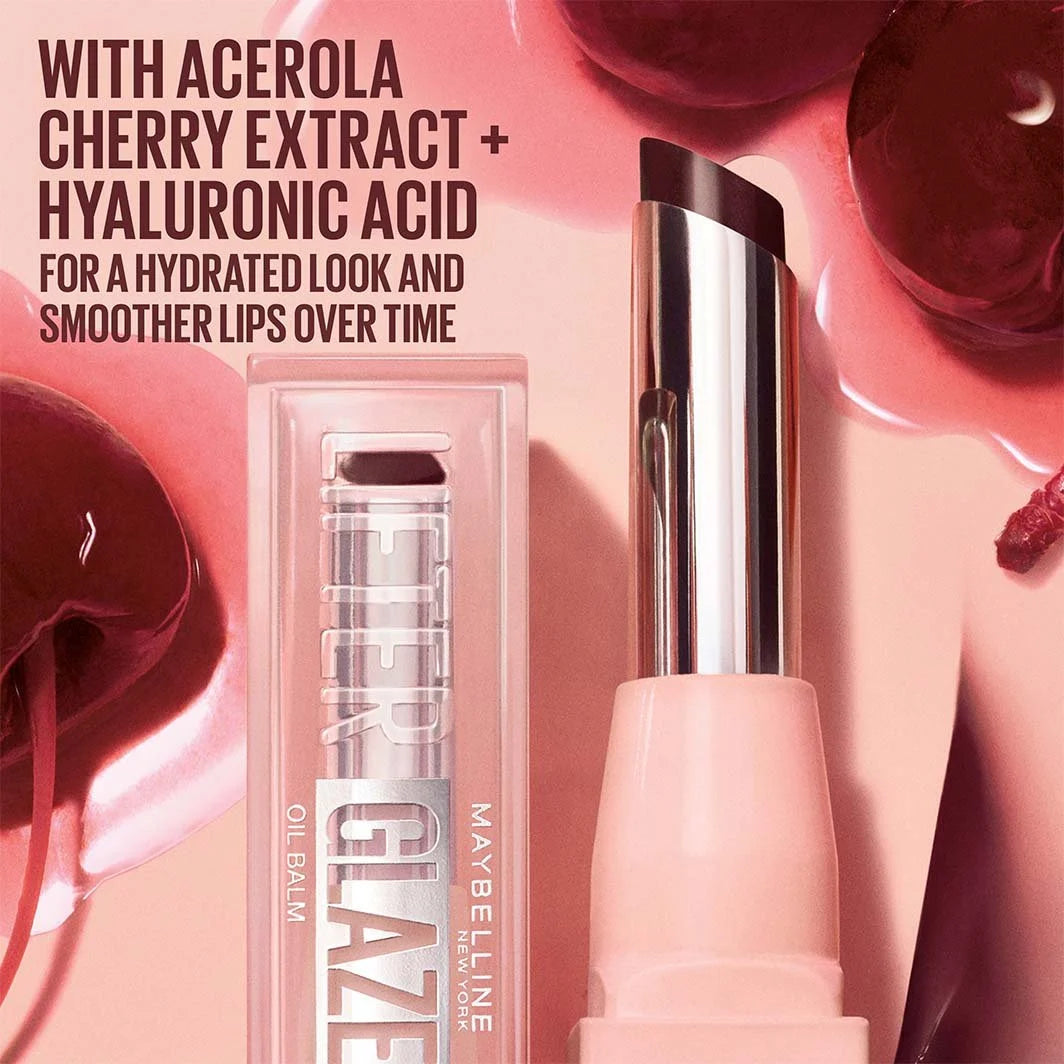 Maybelline Lifter Glaze Oil Balm – Hydrating Lip Balm with Glossy Shine