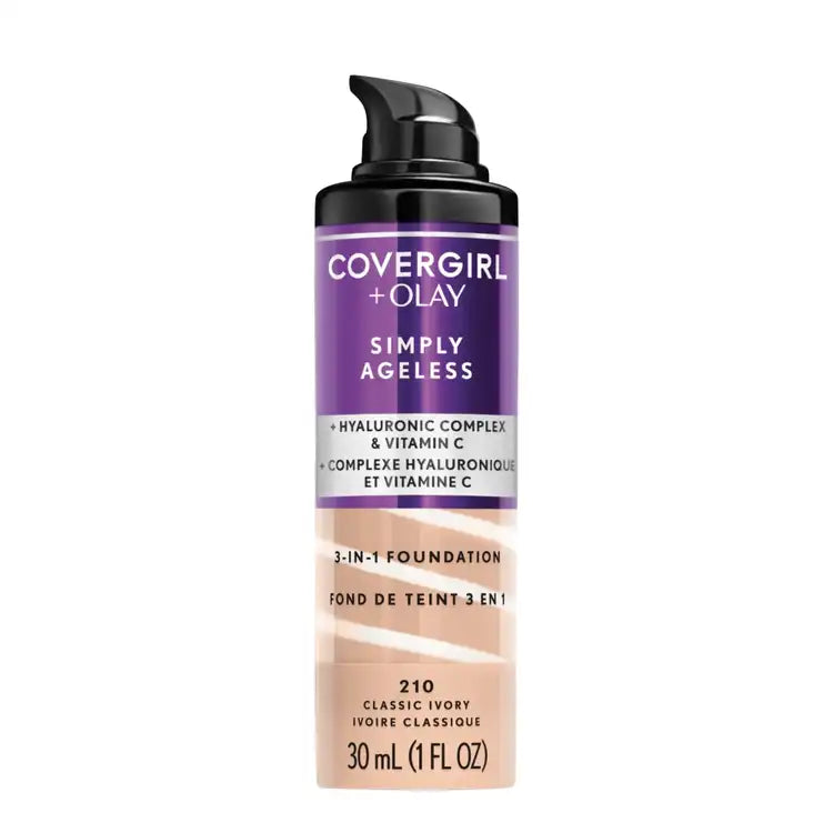 Covergirl Olay Simply Ageless 3-in-1 Liquid Foundation Anti-Aging Complex