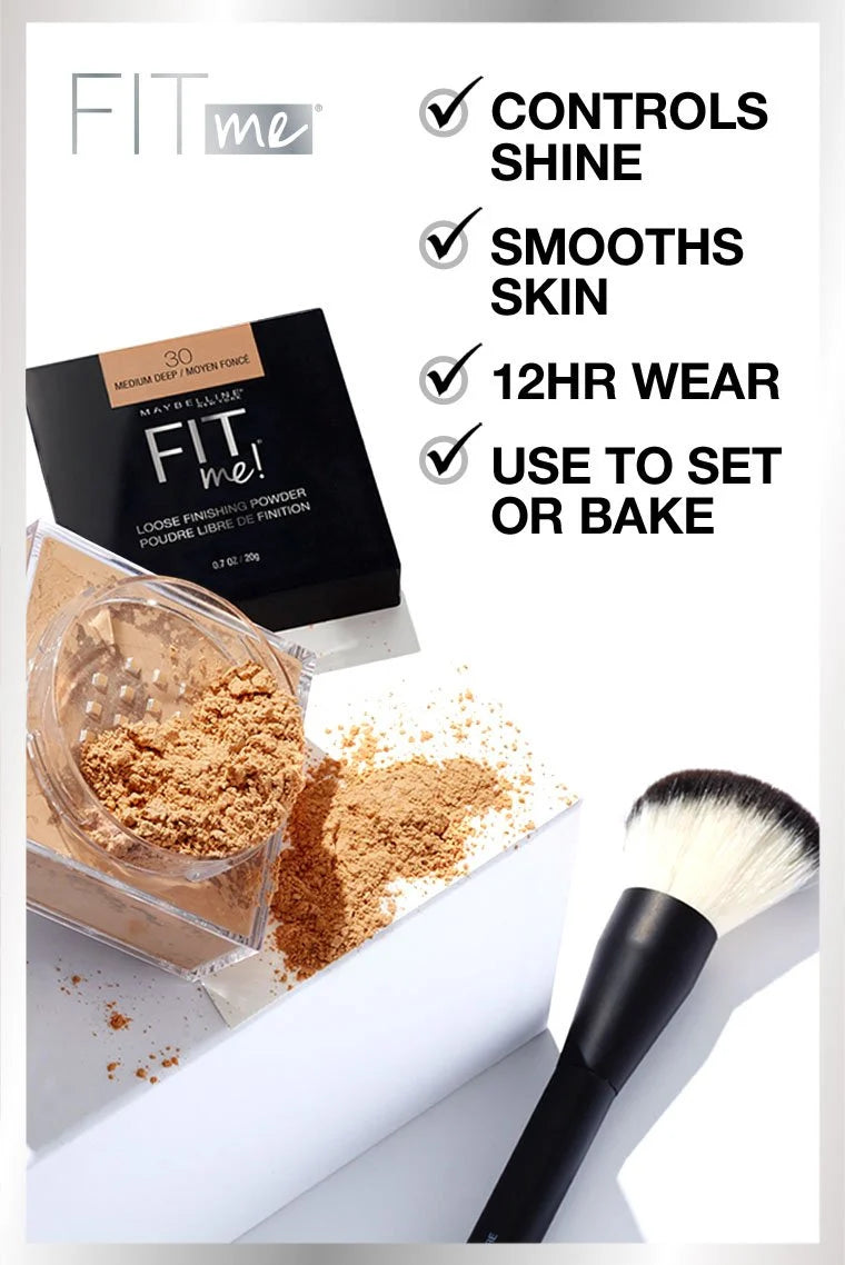 Maybelline Fit Me Loose Finishing Powder 20g – Lightweight Matte Setting Powder