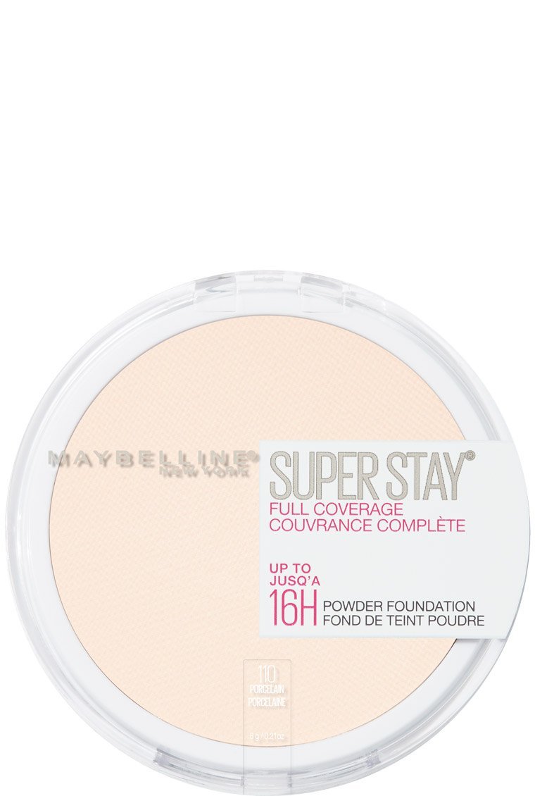 Maybelline Super Stay 16HR Full Coverage Powder Foundation – Matte Finish