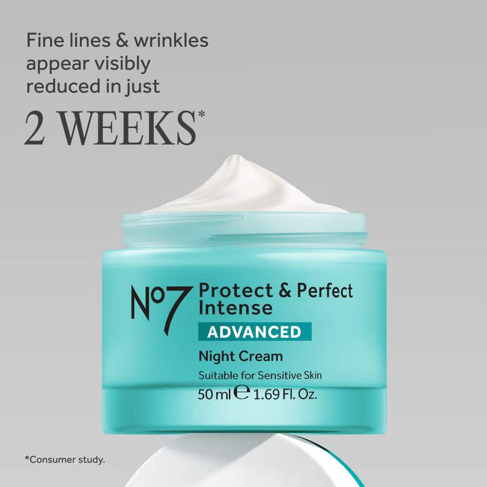 No7 Protect & Perfect Intense Advanced Night Cream - Bilingual Edition 50ml (1.69 US Fl Oz)