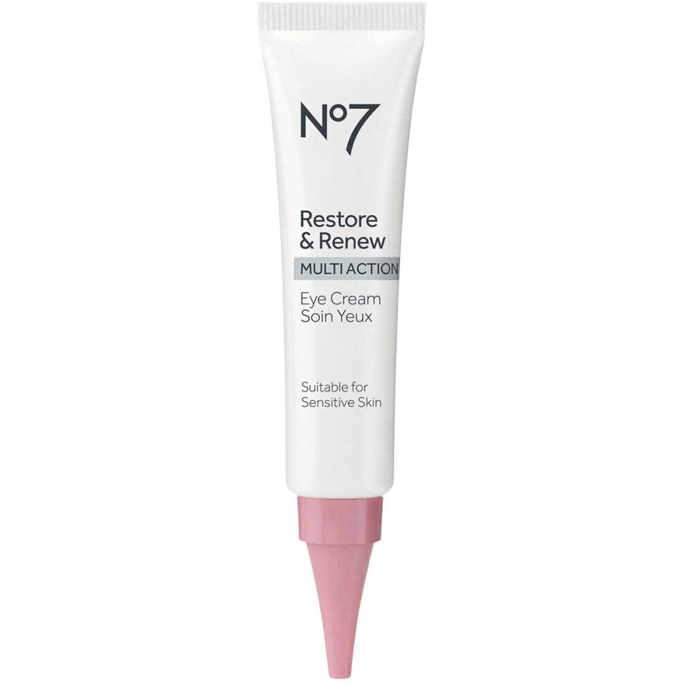 No7 Restore & Renew Multi Action Eye Cream - Sensitive Skin Formula (15ml / 0.5 US Fl Oz)