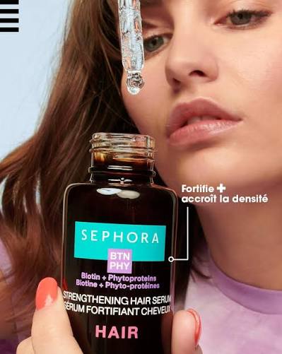 Sephora Collection BTN PHY Strengthening Hair Serum 50ml | Lightweight Hair Repair & Scalp Care Serum
