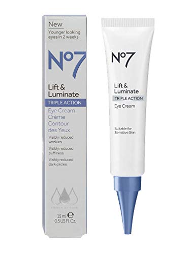No7 Lift & Luminate Triple Action Eye Cream - Sensitive Skin Variant (15ml / 0.5 US Fl Oz)