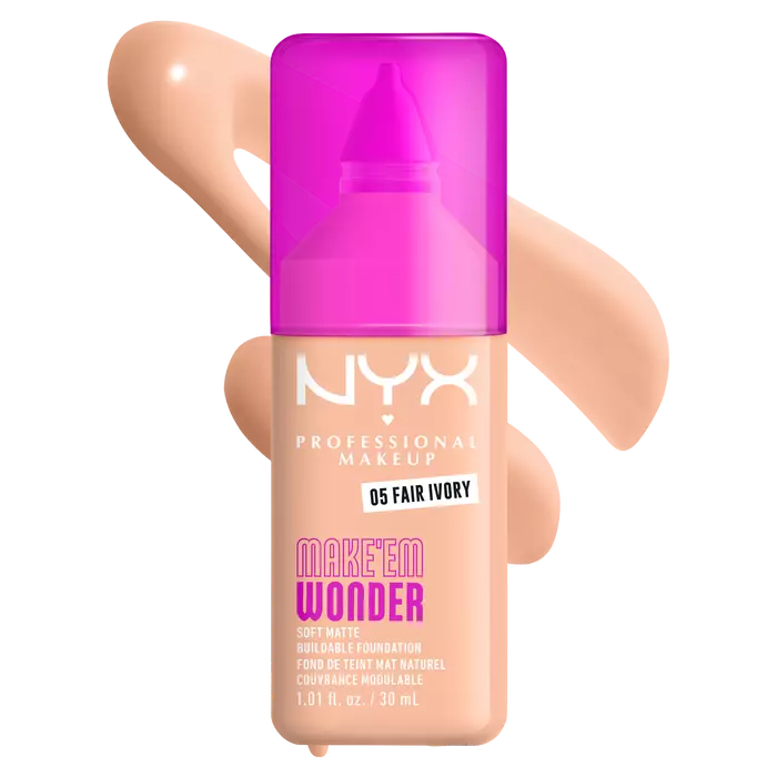 NYX Makeup to Wonder Foundation 30ml – Soft Matte Buildable Foundation