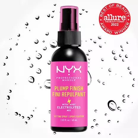 NYX Professional Makeup Plump Finish Setting Spray with Electrolytes Mix
