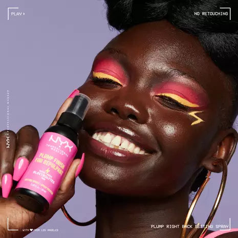 NYX Professional Makeup Plump Finish Setting Spray with Electrolytes Mix