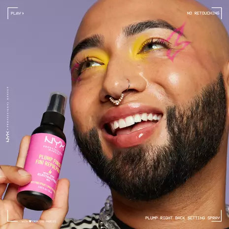 NYX Professional Makeup Plump Finish Setting Spray with Electrolytes Mix