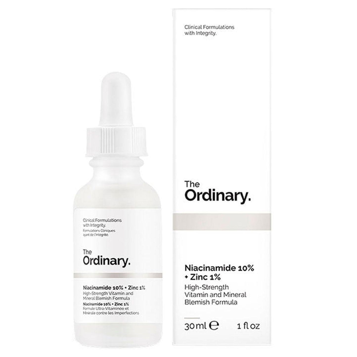 The Ordinary Niacinamide 10% + Zinc 1% Serum 30ml | High-Strength Blemish & Oil Control Face Serum
