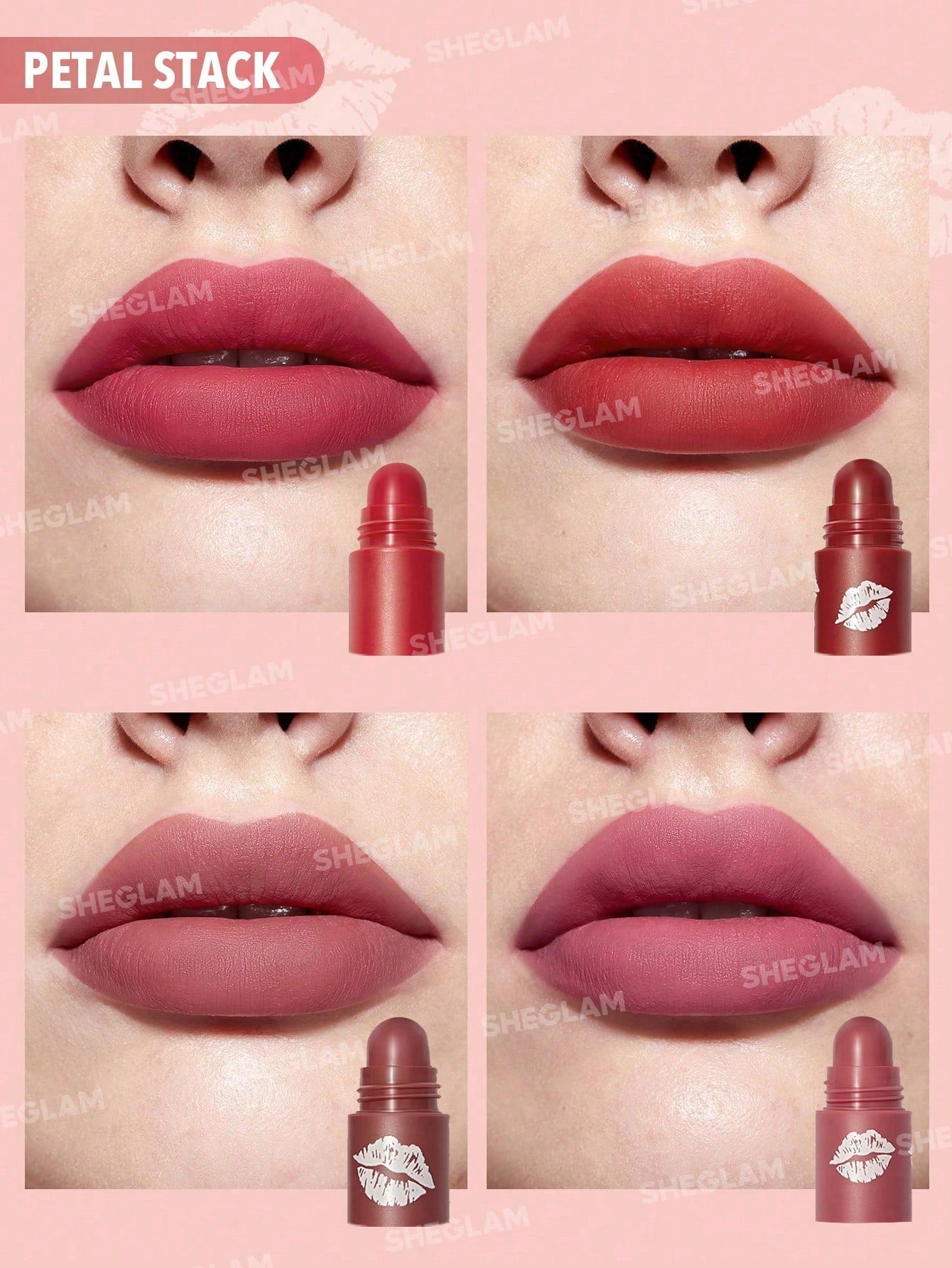 SHEGLAM Mega Lip Stacks – Long Lasting Lip Color