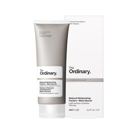 The Ordinary Natural Moisturizing Factors + Beta Glucan Moisturizer 100ml | Lightweight Daily Face Cream