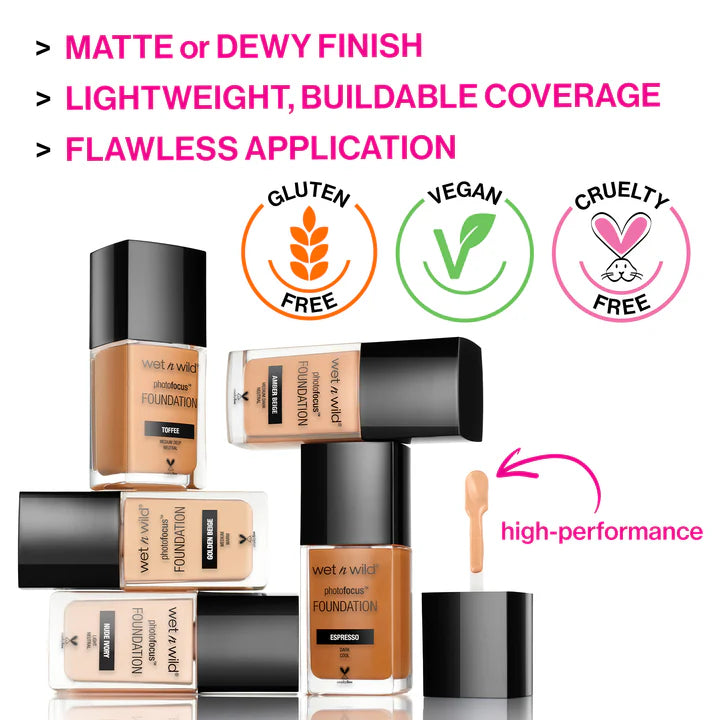 Wet n Wild Photo Focus Foundation – Dewy Liquid Foundation