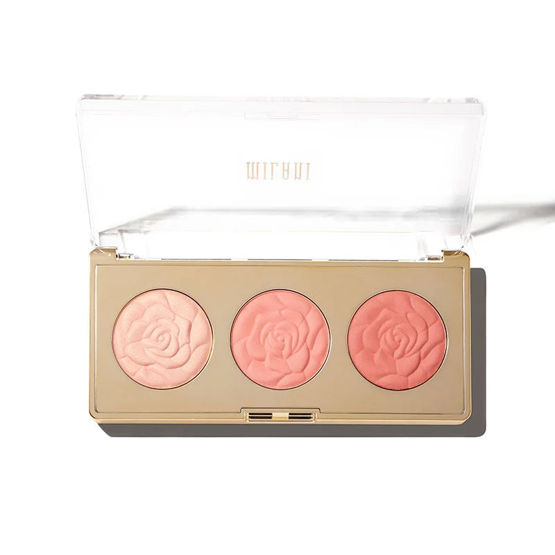 Milani Rose Blush Trio Palette - Flowers of Romance Multi-Shade Face Palette