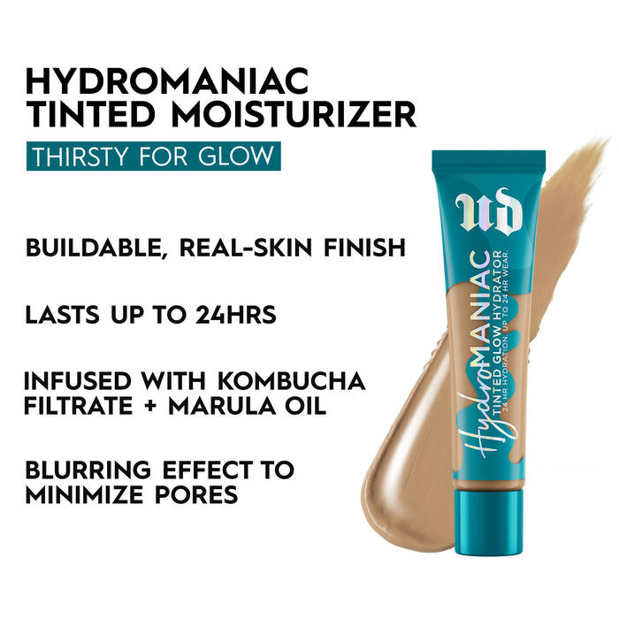 Urban Decay Stay Naked Hydromaniac Tinted Glow Hydrator – Hydrating Skin Tint