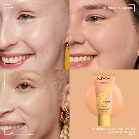NYX Professional Makeup Bare With Me Blur Tint Foundation with SPF 30 – Whipped Butta